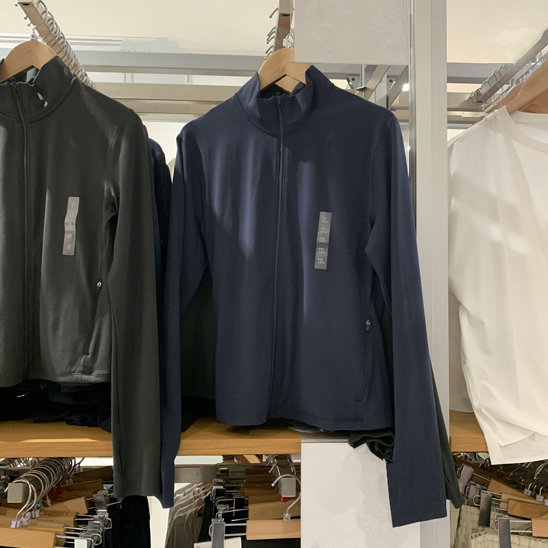 URAZ女装弹力运动外套立领拉链长袖夹克防晒衣瑜伽服健身服479690|undefined