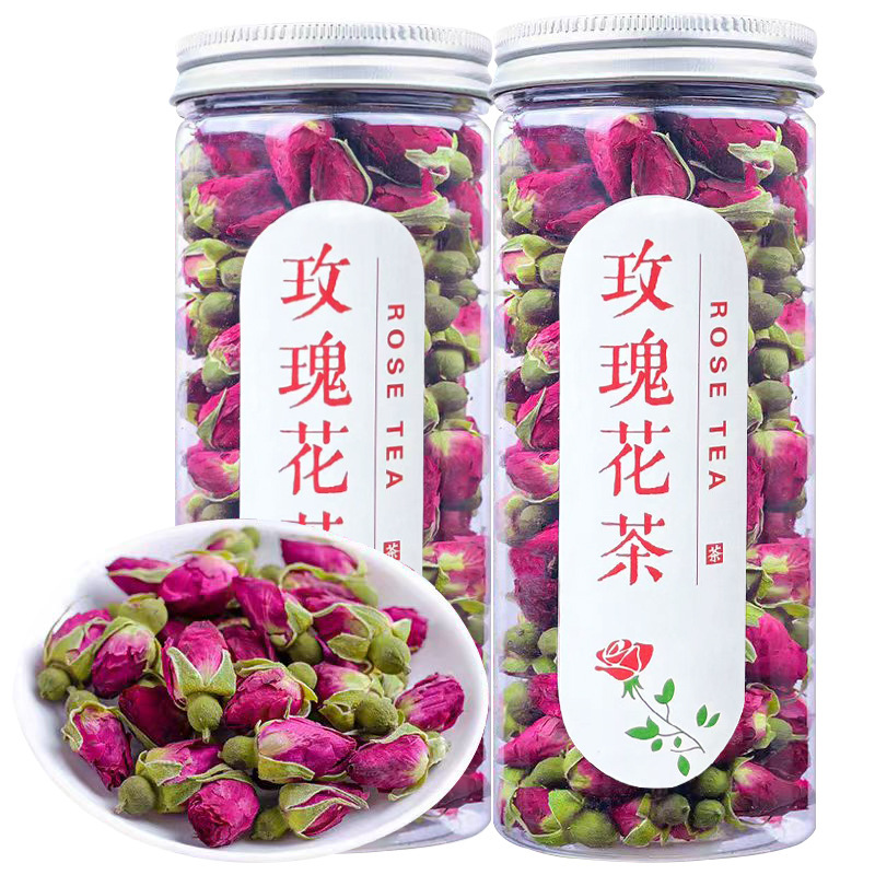 Pingyin Rose Tea wholesale pink dried rose herbal tea factory direct bottled canned wholesale one-piece delivery