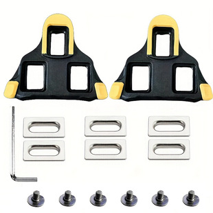 Cross-border Hot Sale Bicycle Lock Tablet Mountain SPD Road Riding Shoe Plyboard Component Foot Stepping