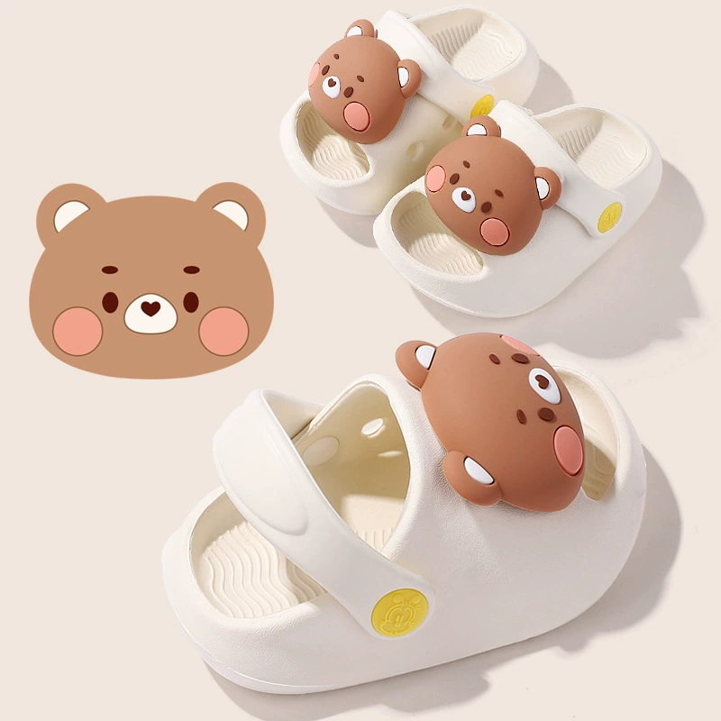 Детские тапочки, мультяшные милые сандалии для раннего возраста, 1-5 лет