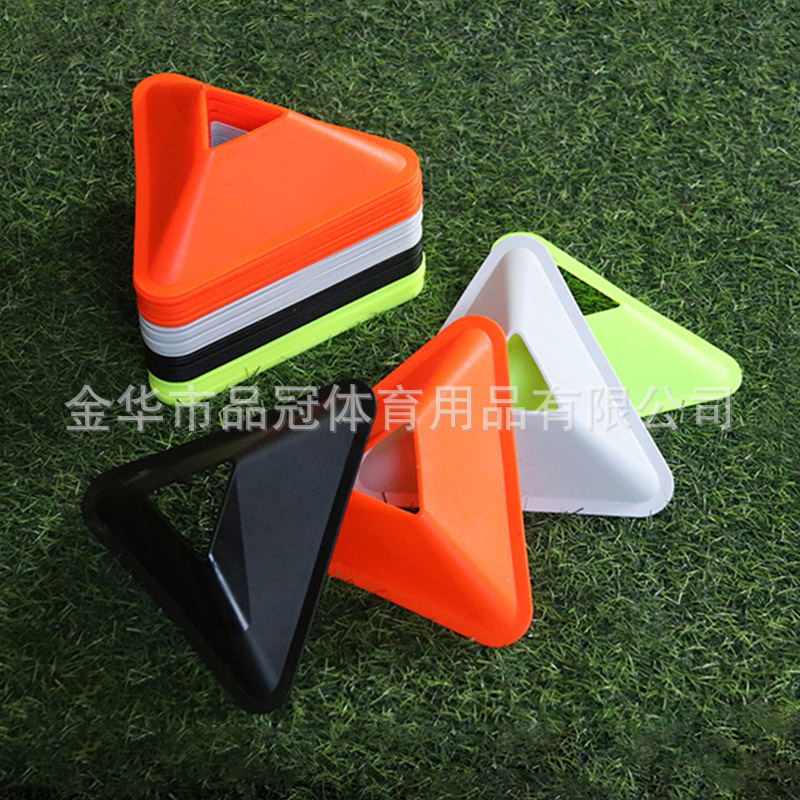 Football Road Sign Triangle Sign Disc Sign Plate Sign Obstacle Football Training Equipment Basketball Training Equipment
