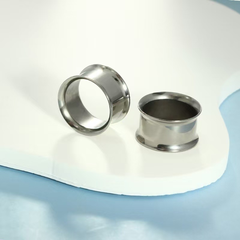 G23 Titanium Toothless Dual Speaker Auricular Ear Expander Body Piercing Jewelry 16mm detail image 7