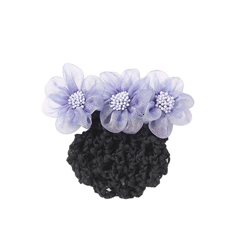 Factory Net Hair Nurse Hair Flower Hair Net Work Occupation Korea Hotel Bank Plate Hairpin Net Pocket Wholesale