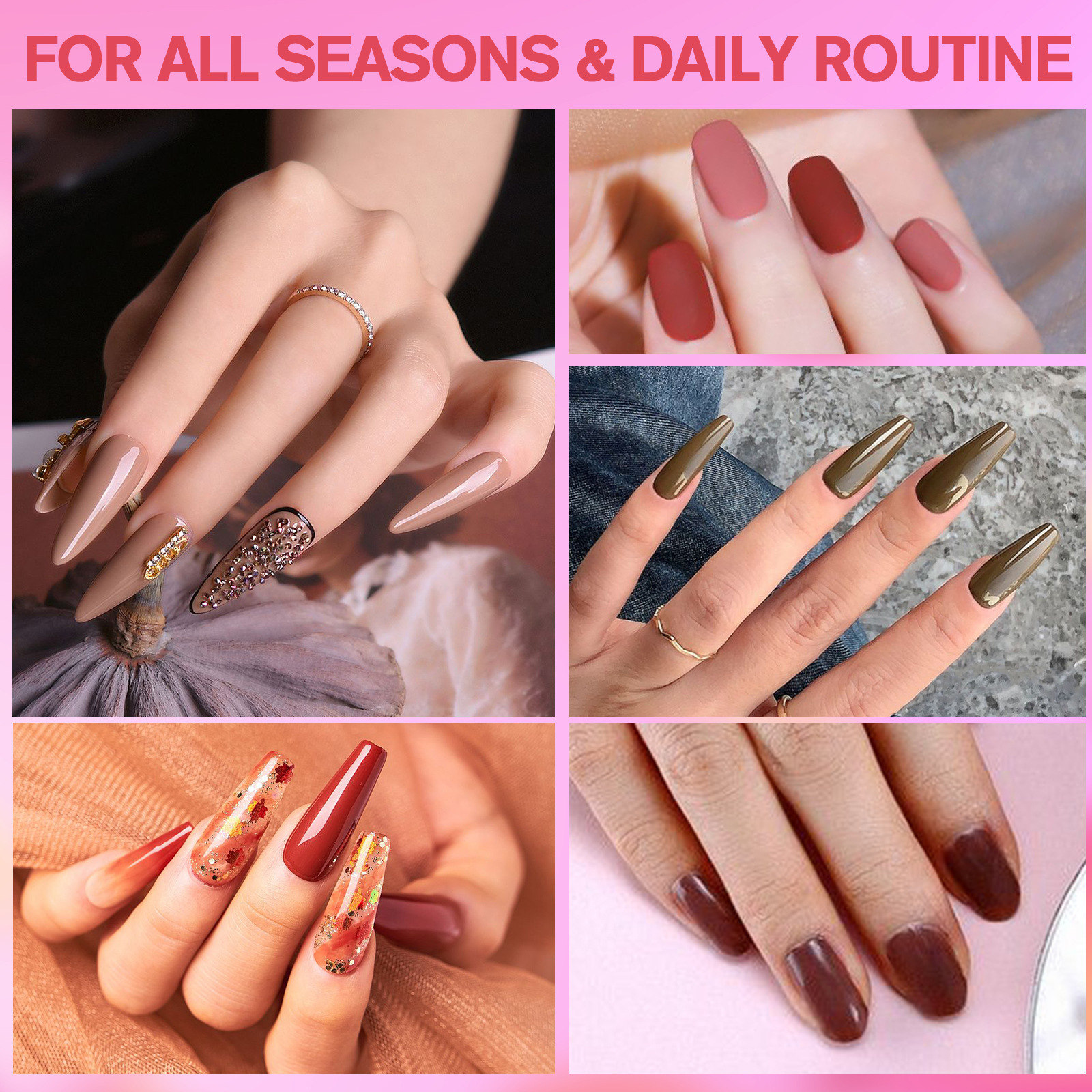 Kit de herramientas de manicuría, conjunto completo de herramientas transfronterizas, diseñado para hacer manicuría especial para principiantes en el hogar