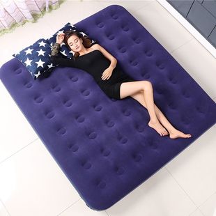 Double Single Inflatable Mattress Household Outdoor Thickened Folding Lunch Break High-grade Air Cushion Bed Air Pump Air Pillow