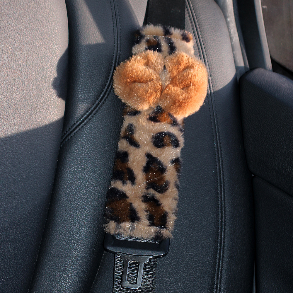 Funda Protectora de Cinturón de Seguridad de Peluche para Automóvil
