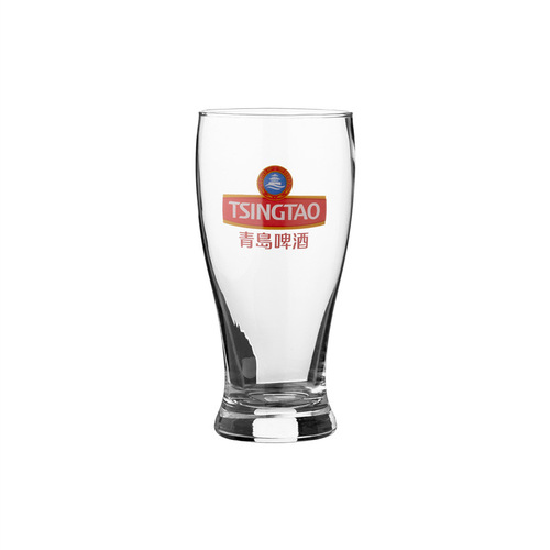 Tsingtao Beer special beer cup, commercial 500ml glass draft beer cup, large 1000ml specialty wine cup