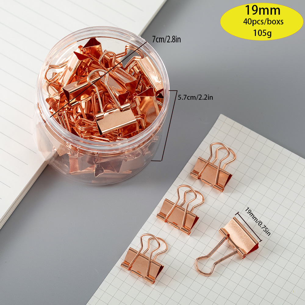 19mm 로즈 골드 40개/통