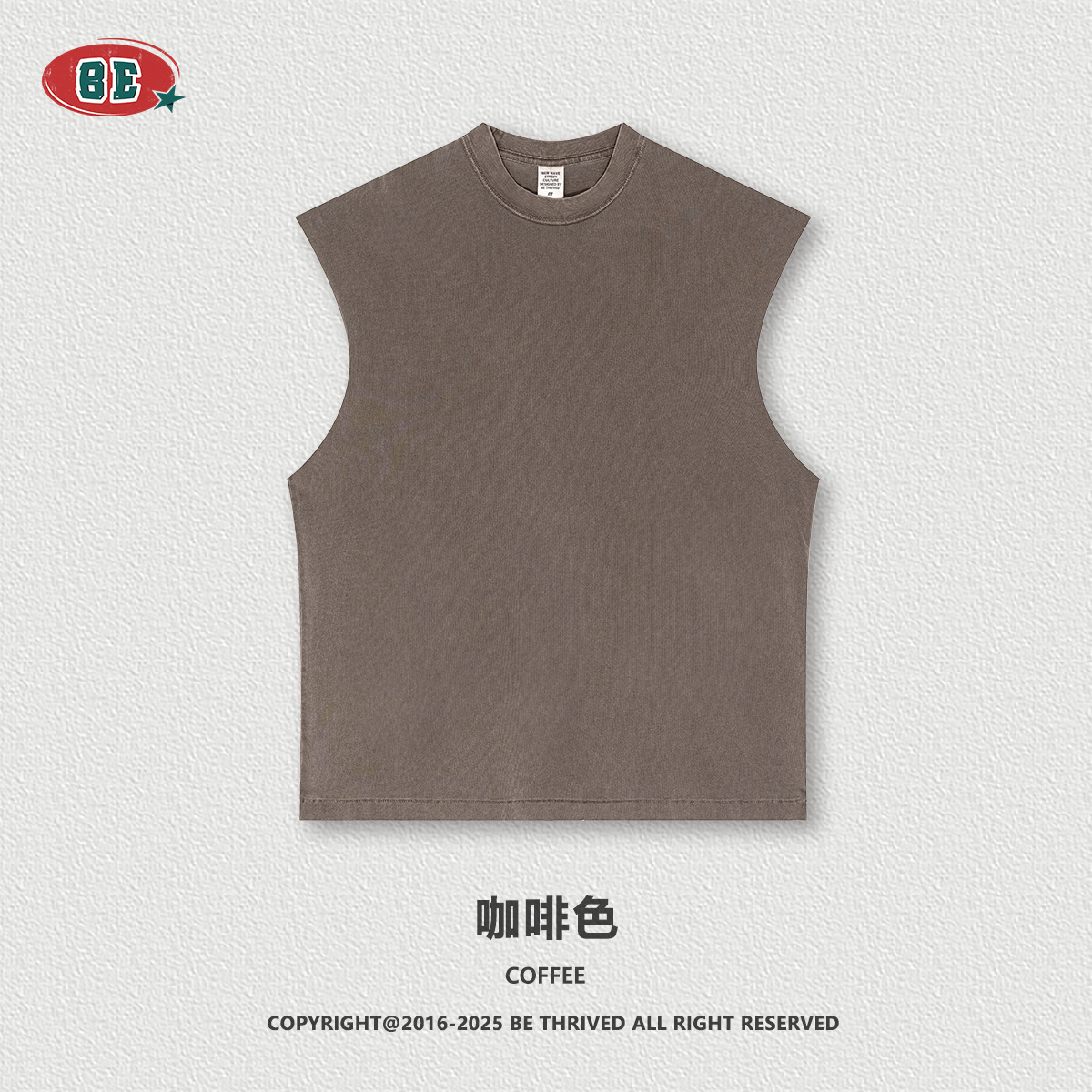 Be Hombres| 2025 verano Europa y Estados Unidos comercio exterior transfronterizo camiseta deportiva relajada acondicionamiento físico camiseta de hombro sin mangas chaleco hombre