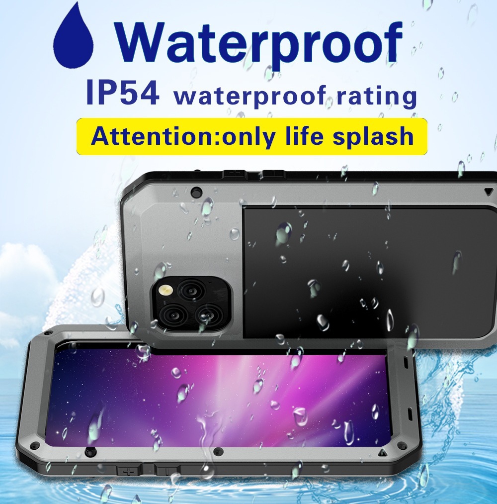 Shockproof Metal Phone Case For Iphone 17 Pro Protective Cover_voghion.com