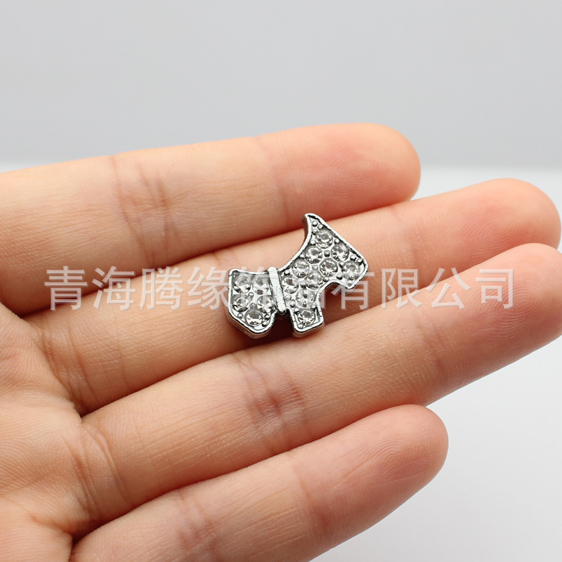 8mm493 단색 다이아몬드 개 흰색