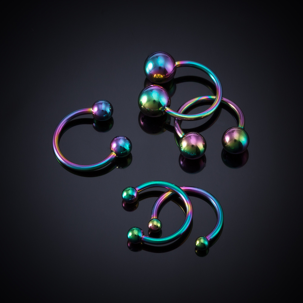 Simple Style C Shape Stainless Steel Nose Ring 1 Set