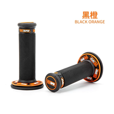 cover universal 22mm handle – Motorcycle Handle Cover - black-background-orange