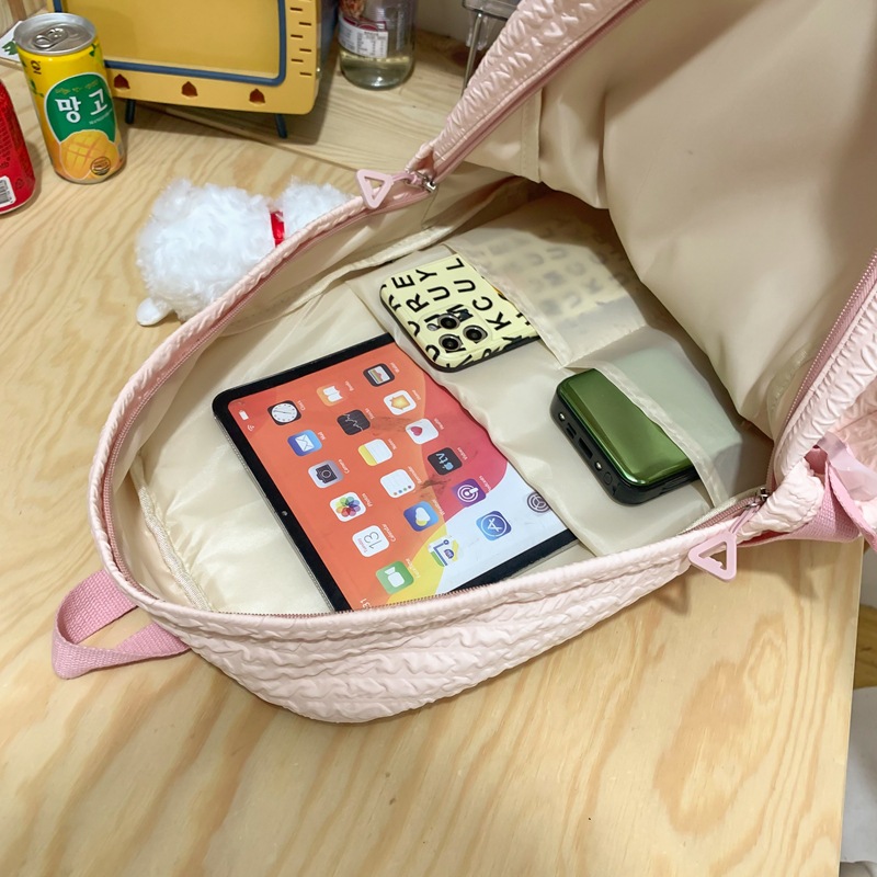 스쿨백 여대생 틈새 디자인 센스 버블 일본 달콤한 소녀 배낭 캐주얼 가방 중학생