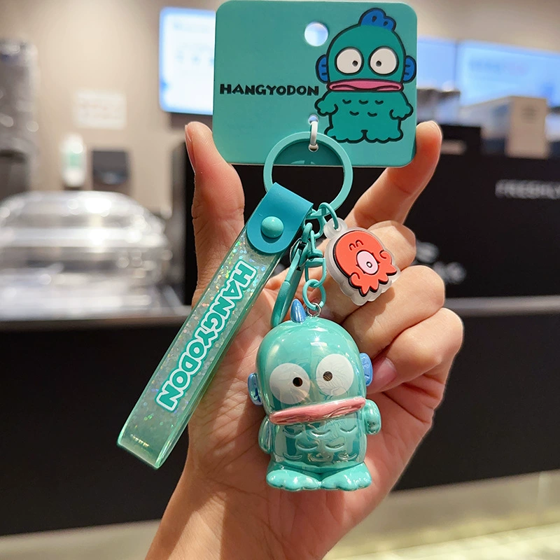 Плюшевый брелок Sanrio Hello Kitty, оригинал, мягкая подвеска 11×7.5 см, коллекционный талисман