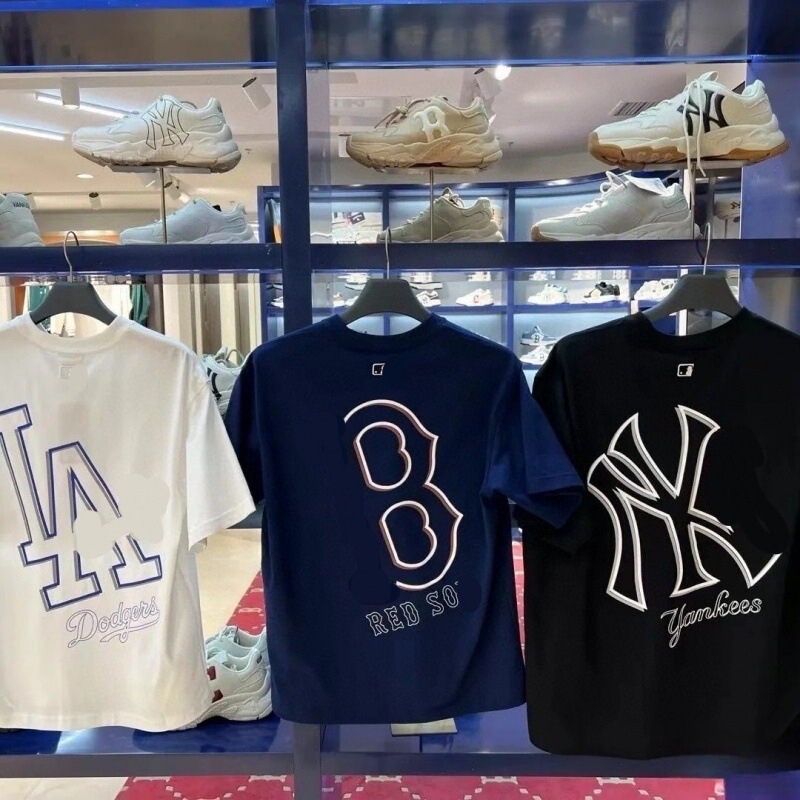 200 grams of pure cotton | Summer parent-child matching Yankees short-sleeve T-shirt MLB8111 # 200 grams of pure cotton | Summer parent-child matching Yankees short-sleeve T-shirt MLB8111 #