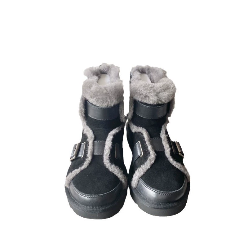 2024 новая осень и зима снег boots с толстой подошвой suggdben утолщённый пряжка мотоподошва короткие сапоги ЅUGGᎠBEN