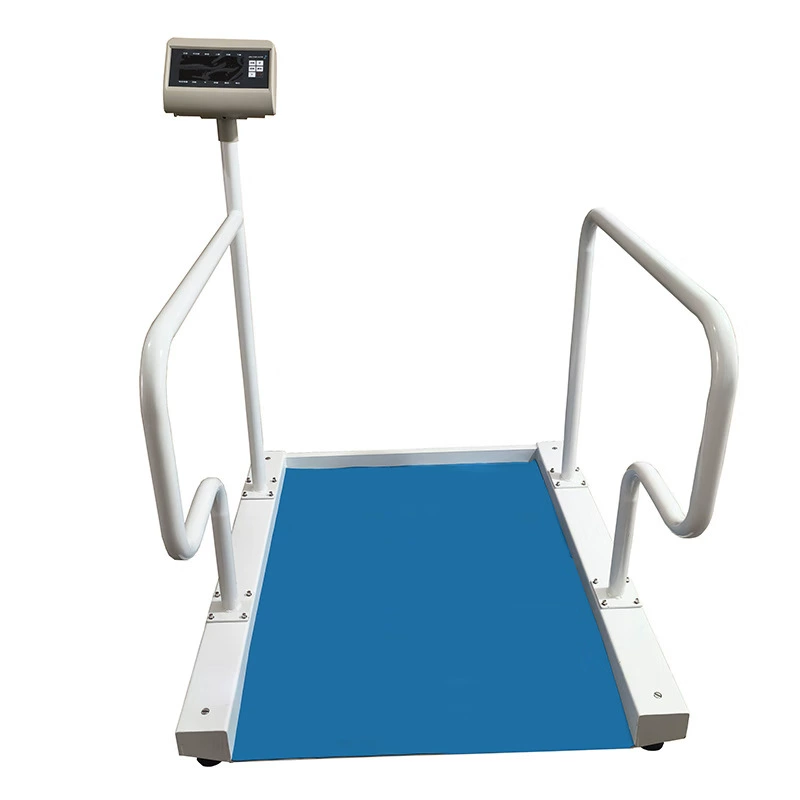 Весы для инвалидных колясок DCS-KHC-L300kg с подлокотниками, медицинские электронные весы для диализа, с возможностью подключения к компьютеру, антистатический резиновый коврик