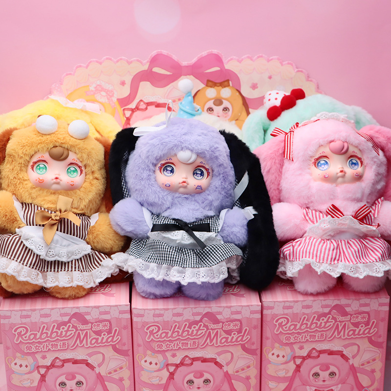 MR013 Yumi Rabbit Maid Story Plush Pendant Blind Box [6 Pack]