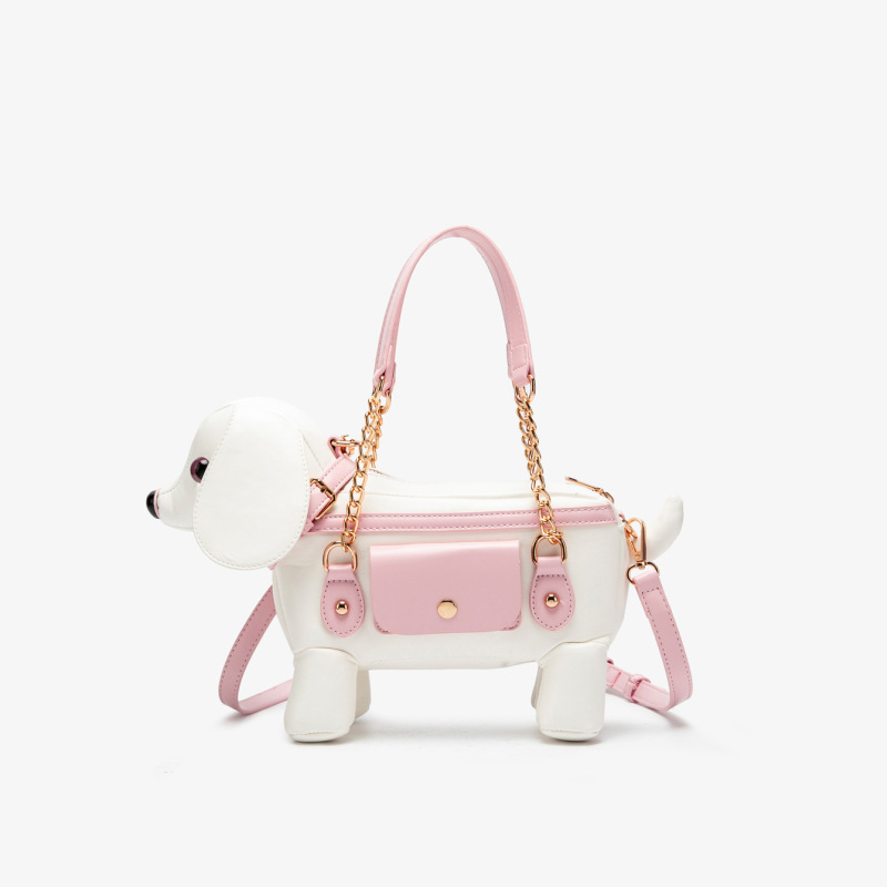 2025 New Cool and Trendy Hot Girl Style Personalized Creative Cute Dog-Shaped Animal Design Crossbody Bag Niche Design 2025 New Cool and Trendy Hot Girl Style Personalized Creative Cute Dog-Shaped Animal Design Crossbody Bag Niche Design