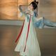 New Tang Style Qi Chest Skirt Han Clothes Female [Moon Nishang] Improved Restoration Fairy Style Ancient Chinese Clothes Spring and Summer suit