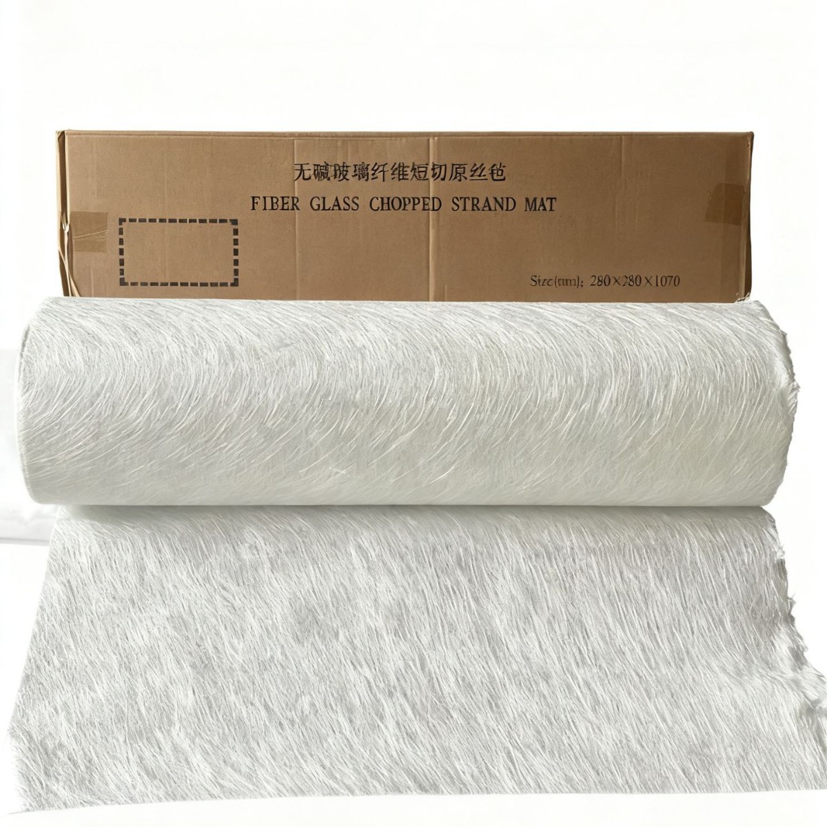 无碱玻璃钢乳剂粉剂玻璃纤维毡巨石厂家加工树脂工艺品使用