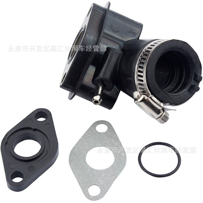 Pedal Scooter Accessories Gy6 50/80Cc Carburetor Intake Pipe Throat Manifold Gasket 139Qmb (Hava qəbuledici borular)