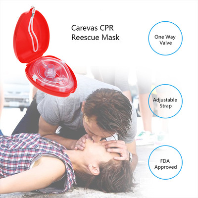 Exit CPR face shield Counterpart simple and easy artificial respirator face shield Recovery first aid face shield