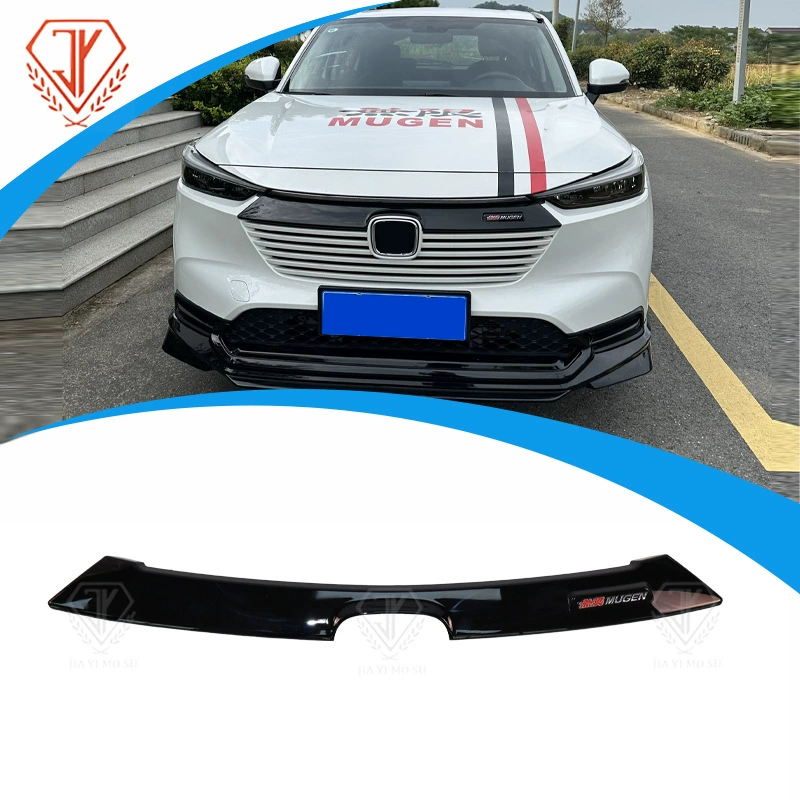 Подходит для Honda Vezel HRV 2023 года: глянцевая черная/под карбон решетка радиатора, декоративная накладка, легкий обвес, модификация.