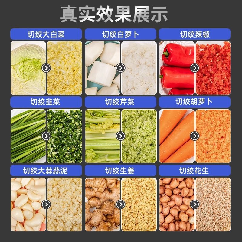 碎菜机商用电动切菜机喂鸡剁菜绞菜机多功能颗粒型菜馅机小型家用|undefined