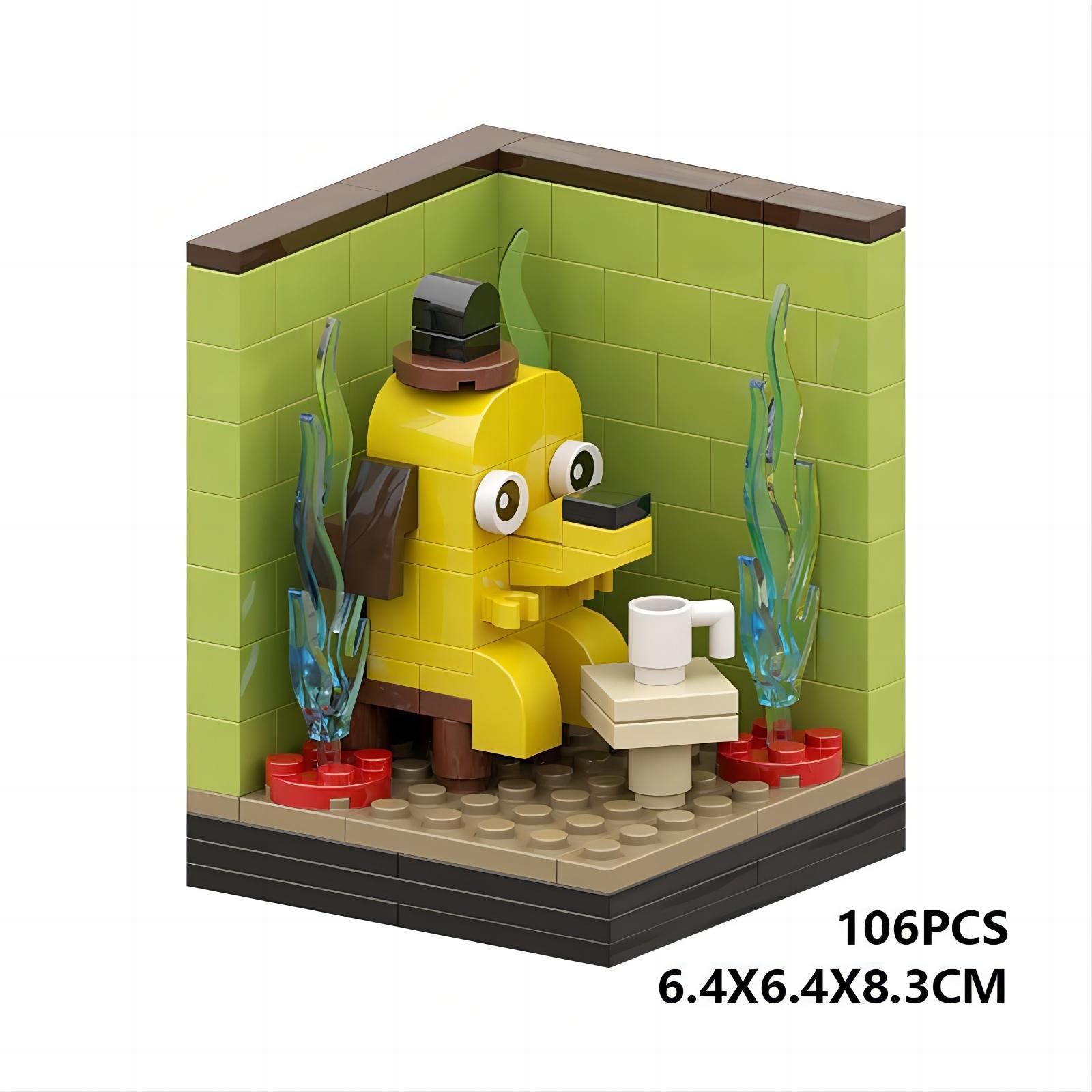 커피를 마시는 개