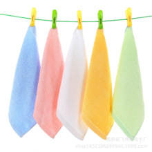 竹纤维大方巾幼儿园儿童小毛巾婴儿口水巾母婴毛巾高阳厂家批发