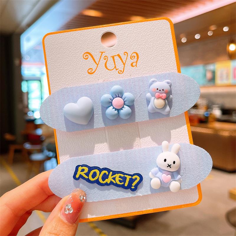 Niños flequillo Cabeza trasera Velcro bebé pelo roto acabado artefacto horquilla niña palo pelo no duele pelo Post