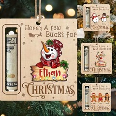 Z z pクロスボーダークリスマスのかわいいお金のホルダークリスマスの装飾的な木の財布