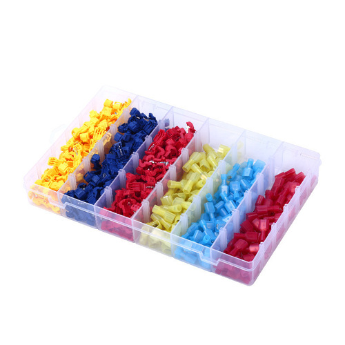 Cross-border supply 240pcs T type break-free clamp main branch terminal block combination box quick terminal block