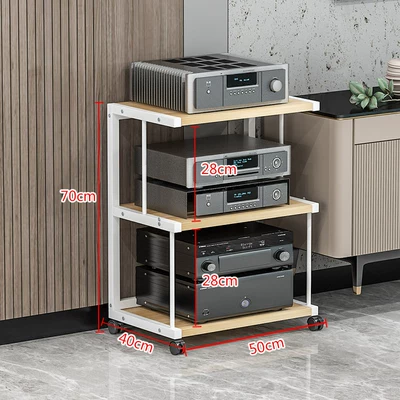 Electric car big tripod – Tripod Cabinet - 3-layers-of-reinforced-a-white-light-walnut-25-board-thickness