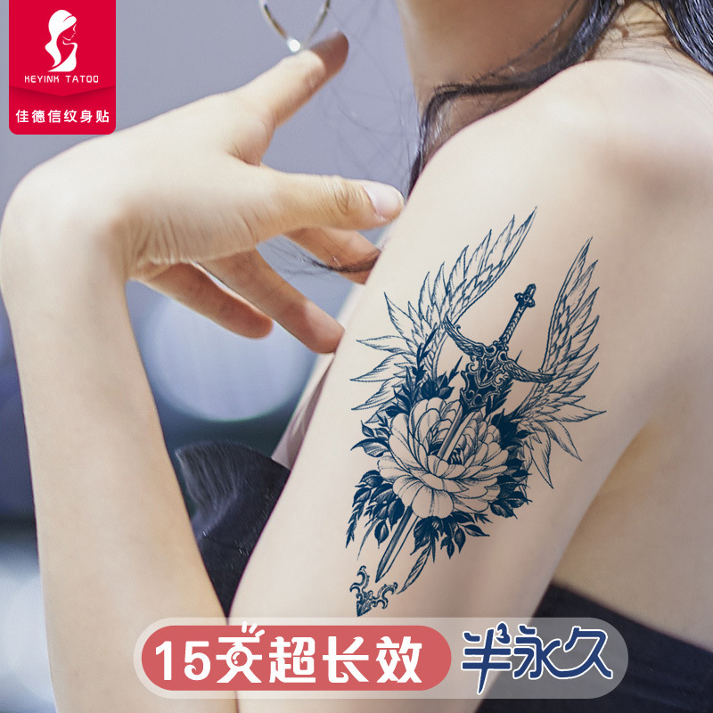 2025 New Herbal Juice Semi-Permanent Half-Arm Forearm Tattoo Sticker Wholesale Emblem Beauty Tattoo Sticker 2025 New Herbal Juice Semi-Permanent Half-Arm Forearm Tattoo Sticker Wholesale Emblem Beauty Tattoo Sticker
