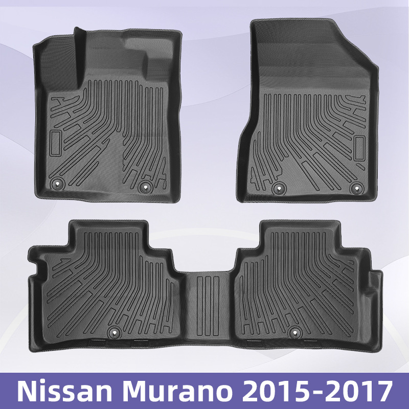 Aplicable a Nissan Murano 2025 TPE Foot Pad 3D All Weather Backpack Cojín