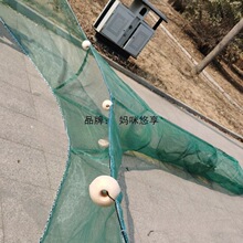 拦河鱼网飞机网八字虎口网堵口网清塘网虾笼鱼笼抓黄鳝泥鳅网密眼