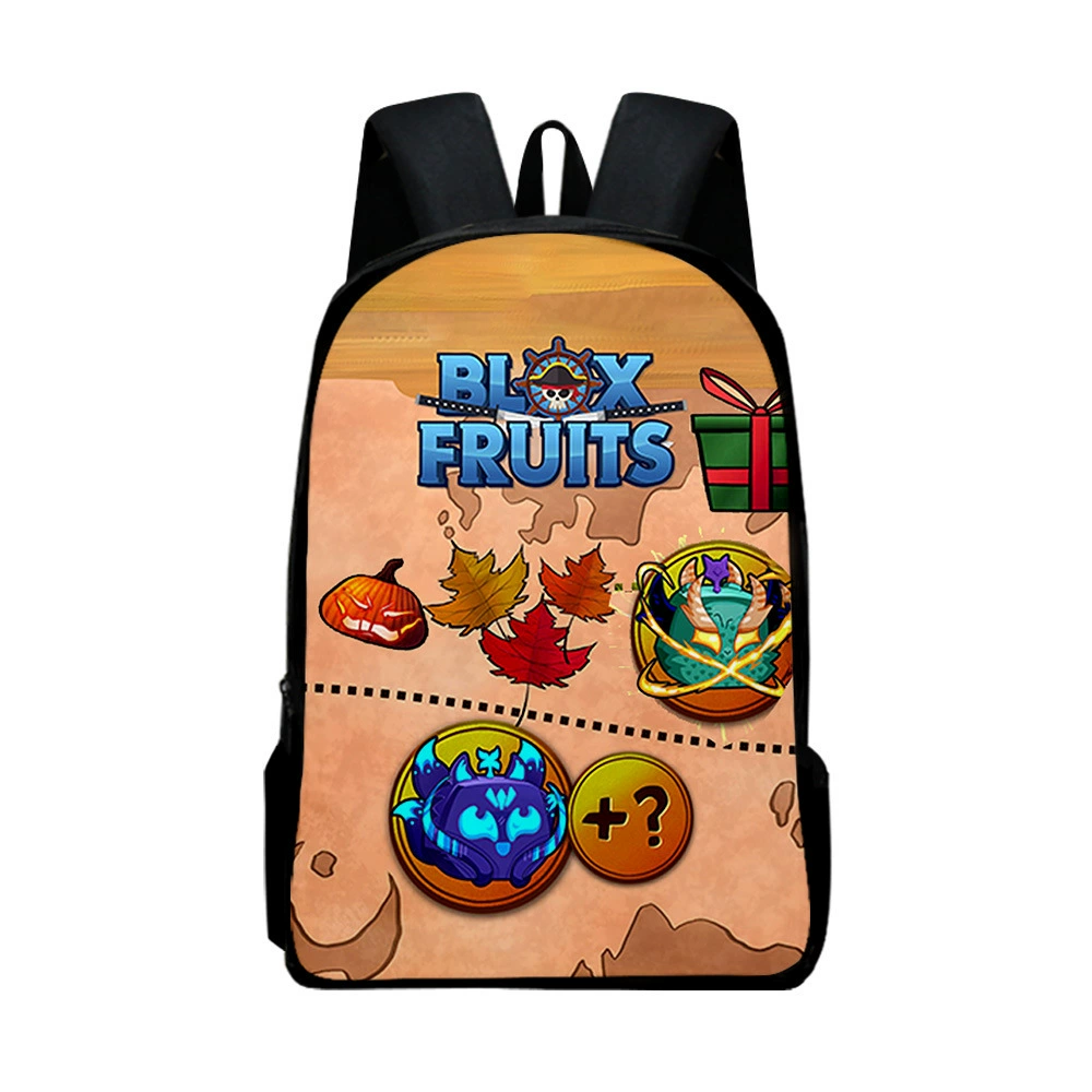 3D новый продукт ROBLOX игра BLOX FRUITs рюкзак рюкзак Oxford ткань начальная и средняя школа школьные сумки