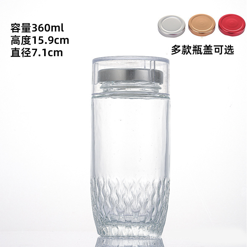 批发食品级燕窝瓶厨房果酱瓶透明玻璃瓶分装瓶密封玻璃罐包装礼品|undefined