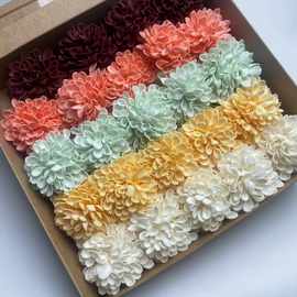 厂家批发 12公分人造塑料PE 仿真大丽花 带杆DIY婚礼家居装饰材料