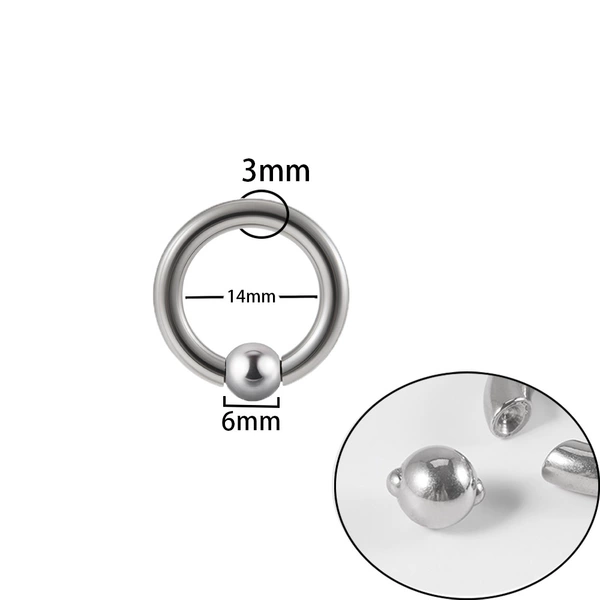 Steel color-3x14x6mm