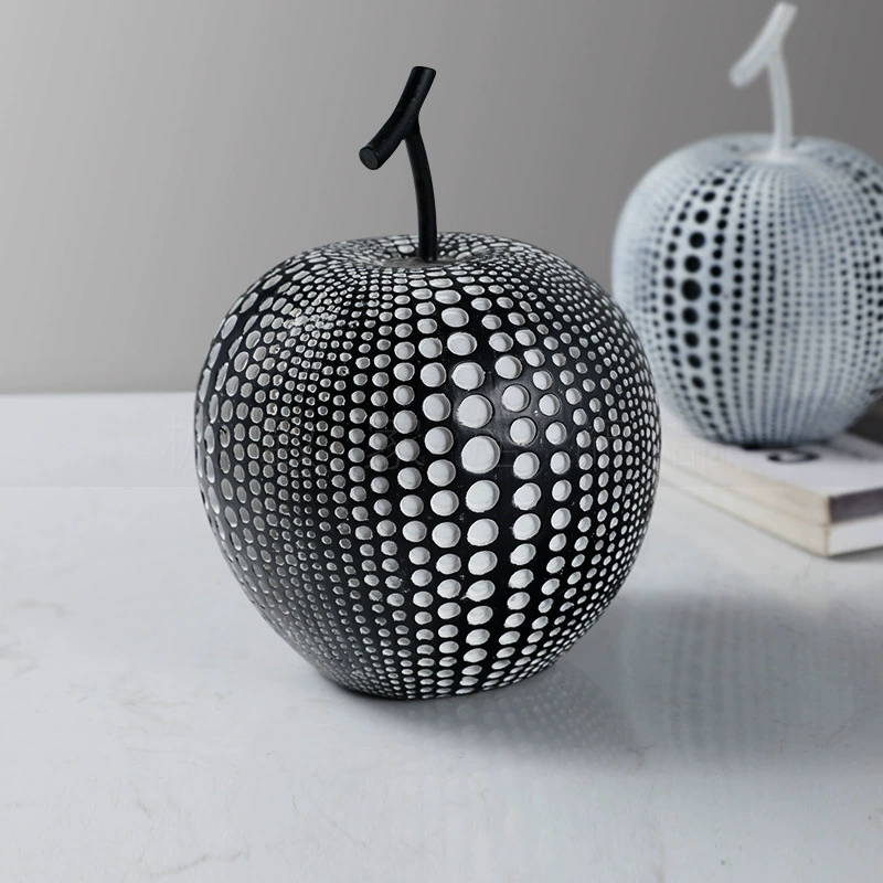 Apple, modern minimalistic decorations, light luxury style, home decor