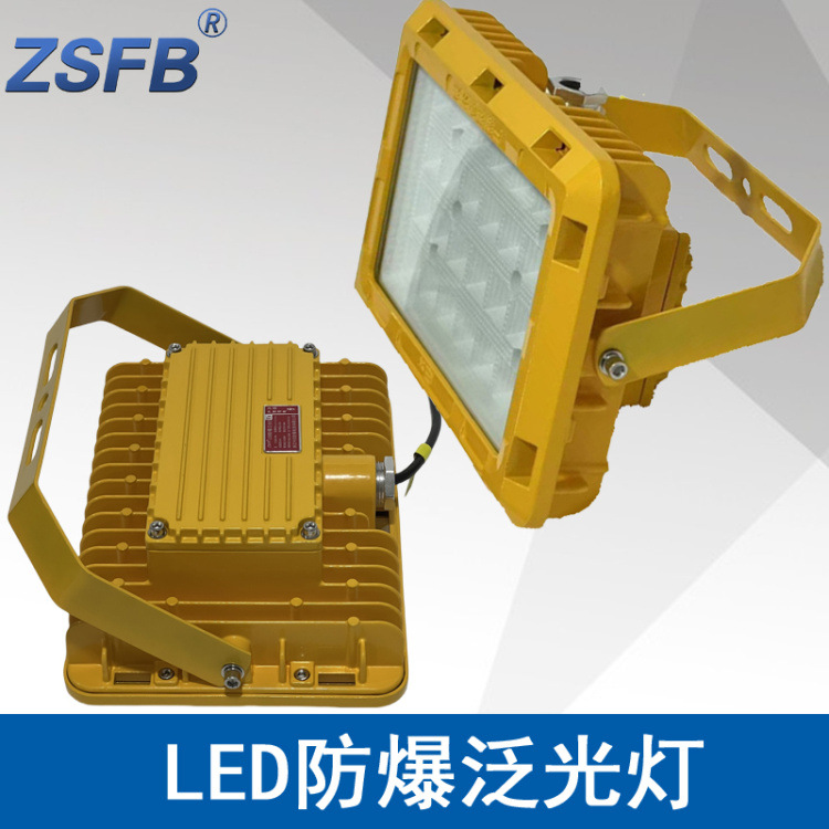 中沈BAT-50W防爆免维护LED泛光灯壁挂支架LED防爆泛光灯ExdeⅡCT4