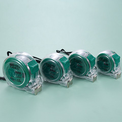 Wholesale transparent anti-fall high-precision wear-resistant stainless steel tape measure 3 meters 7.5 meters 10 meters tape measure box scale meter ruler