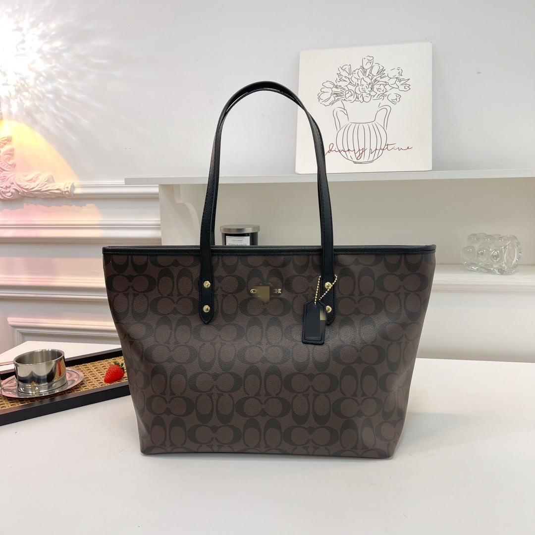 欧美大牌纯原C家经典女士托特包大容量单肩包百搭手提购物袋女包