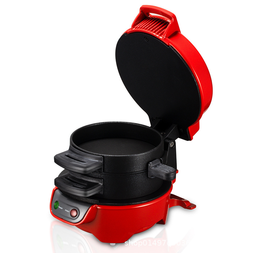 110V EE.UU. estándar europeo máquina de hamburguesas multifuncional huevo frito máquina de filete de sándwich máquina de desayuno Burger Maker