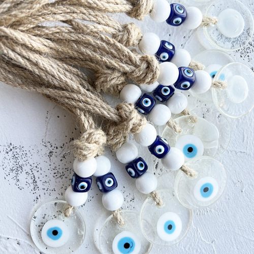 Foreign trade cross-border devil's eye Turkish blue eyes wall decoration pendant hanging backpack wall hanging decoration