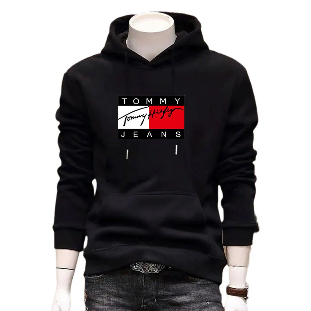 Внешняя торговля, новый осенне-зимний мужской бархатный пуловер, повседневная модная модная спортивная толстовка с капюшоном и длинными рукавами на складе